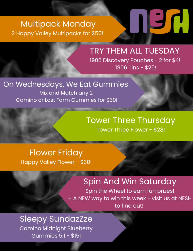 NESH Weekly Specials